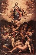 VASARI, Giorgio Allegory of the Immaculate Conception er painting